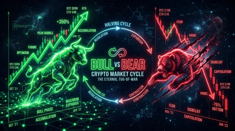 What Is a Crypto Bull Market vs Bear Market? Cycles Explained (2026)