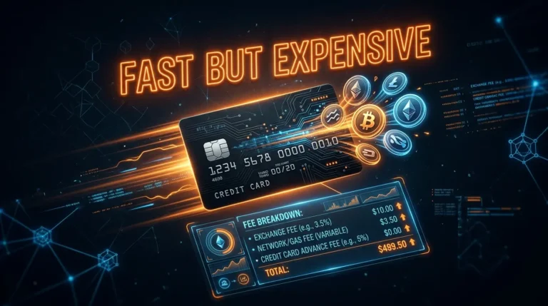 How to buy crypto with credit card fees banks 2026 instant purchase guide