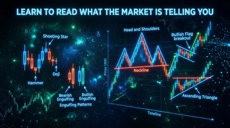 How to read crypto charts candlestick patterns chart patterns 2026 guide