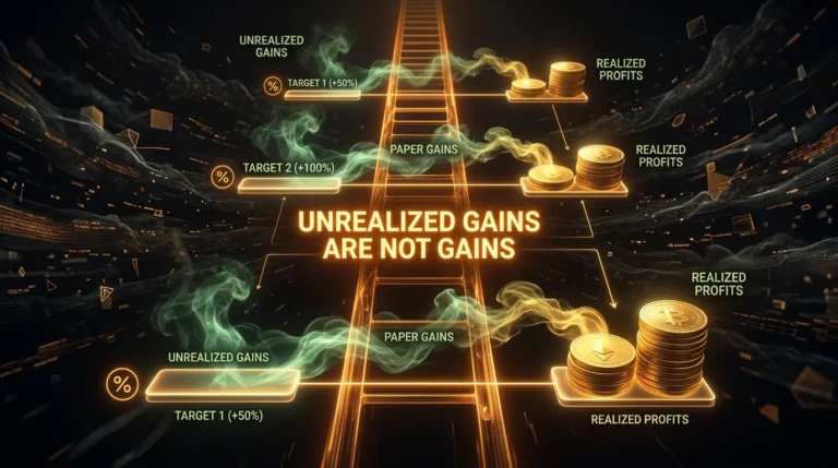 How to take profits crypto strategies ladder selling DCA out trailing stop 2026