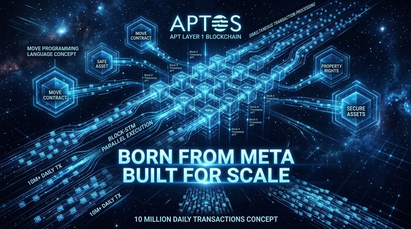 What Is Aptos (APT)? The Meta-Born Layer 1 Blockchain Explained (2026) What Is Aptos (APT)? The Meta-Born Layer 1 Blockchain Explained (2026)