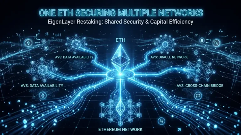 What is restaking crypto EigenLayer AVS ETH securing multiple networks 2026