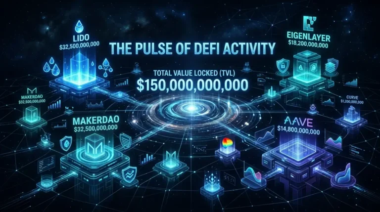 What is TVL total value locked DeFi explained 150 billion 2026 protocols