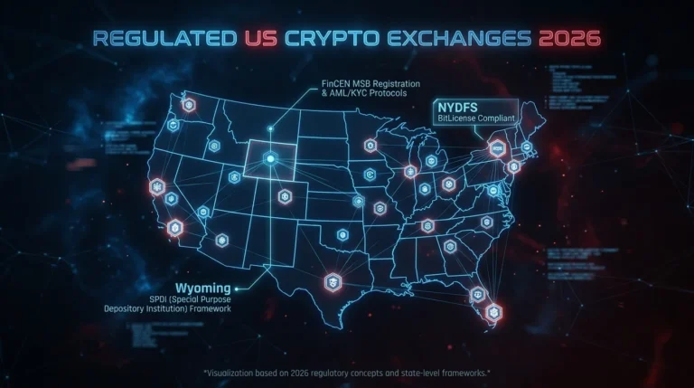 Best crypto exchanges for US users 2026 — top regulated platforms compared