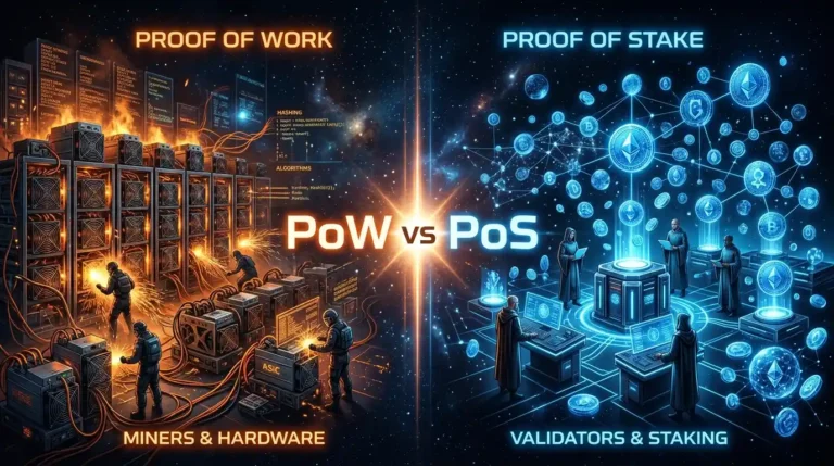 Proof of Work vs Proof of Stake explained simply for beginners