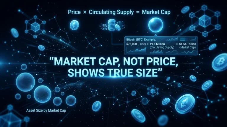 What is crypto market cap formula explained 2026 price supply