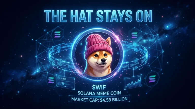 What is dogwifhat WIF Solana meme coin explained 2026 hat stays on