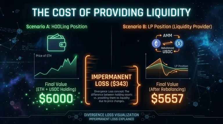 What is impermanent loss in DeFi — explained with examples for liquidity providers