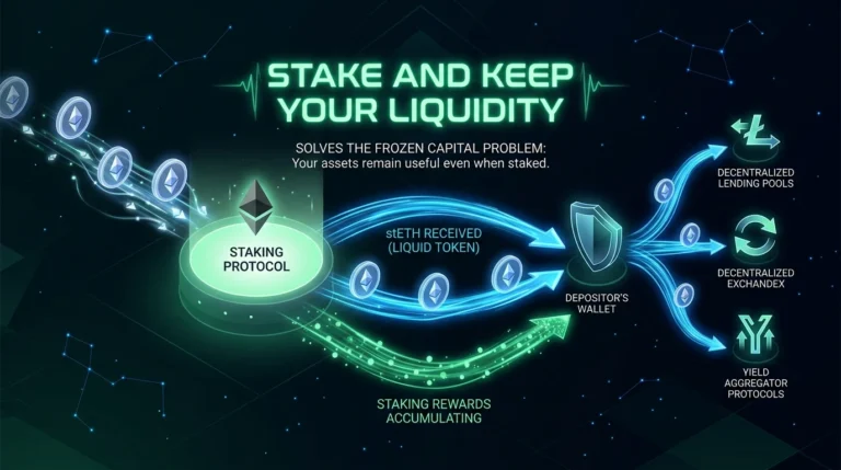 What is liquid staking — stETH and liquid staking tokens explained