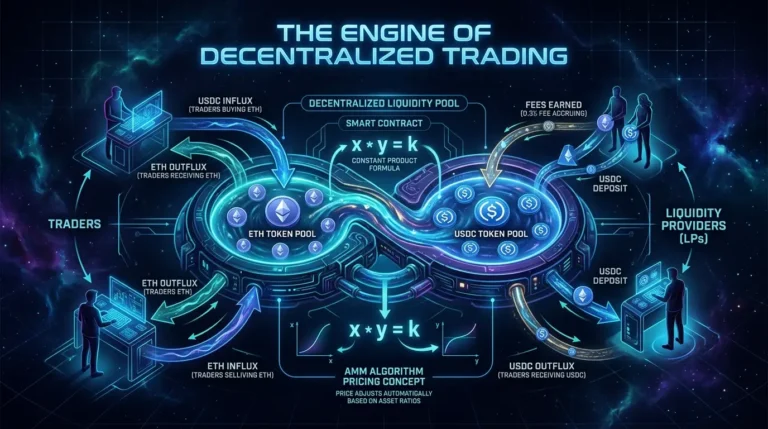 What is a liquidity pool in crypto — how automated market makers work