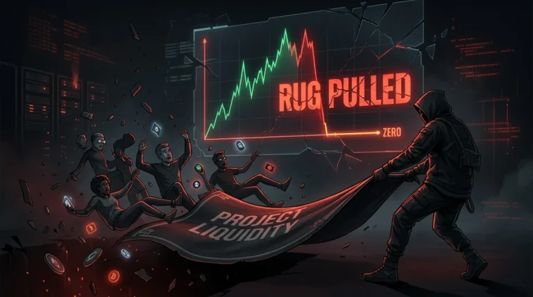 What is a rug pull crypto scam explained 2026 liquidity drained
