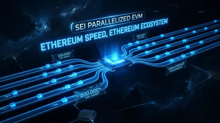 What is Sei SEI parallelized EVM blockchain Giga upgrade 200000 TPS 2026